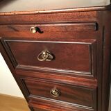 Chest of drawers with 5 drawers and one solid wood shelf