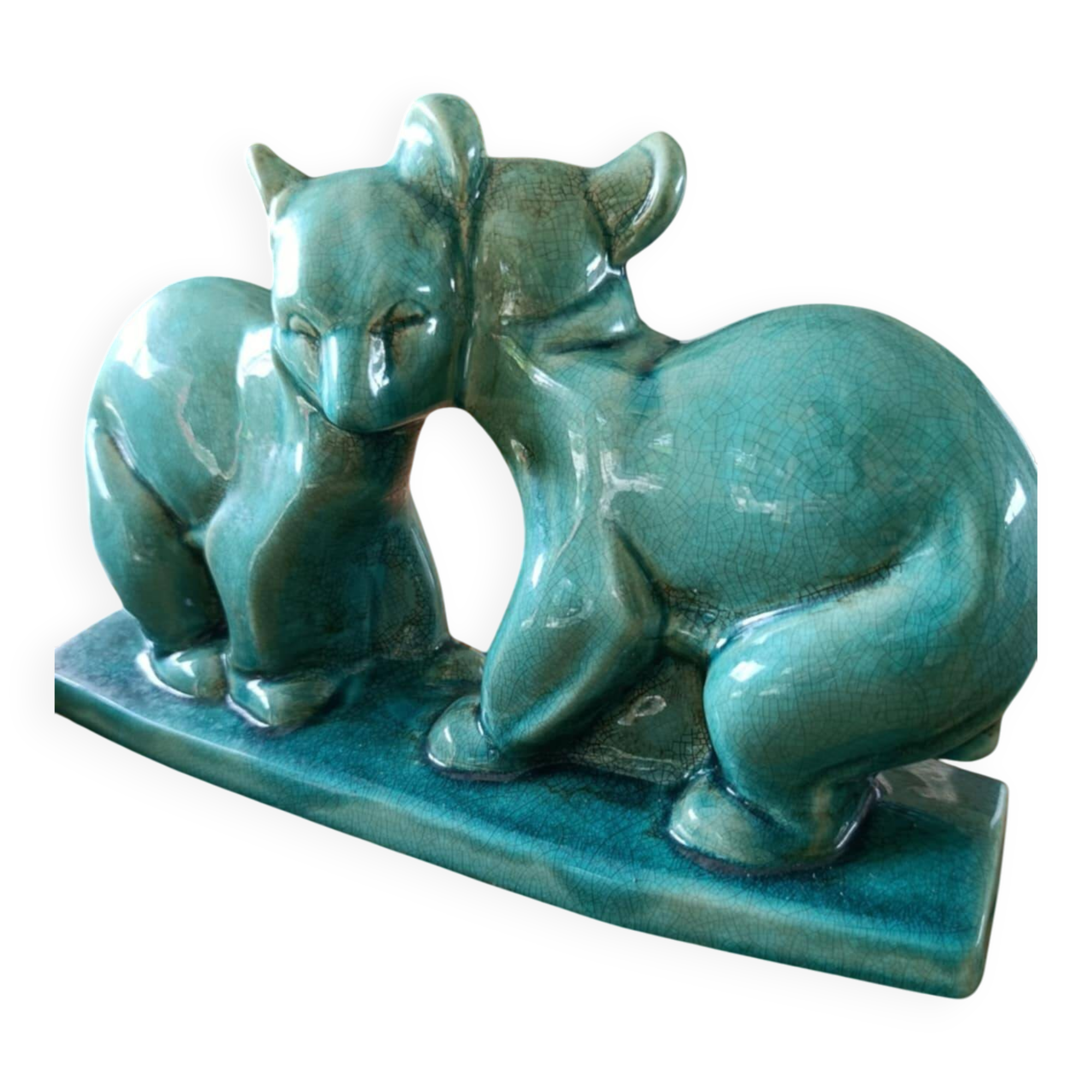 Ceramic Bear Figurine