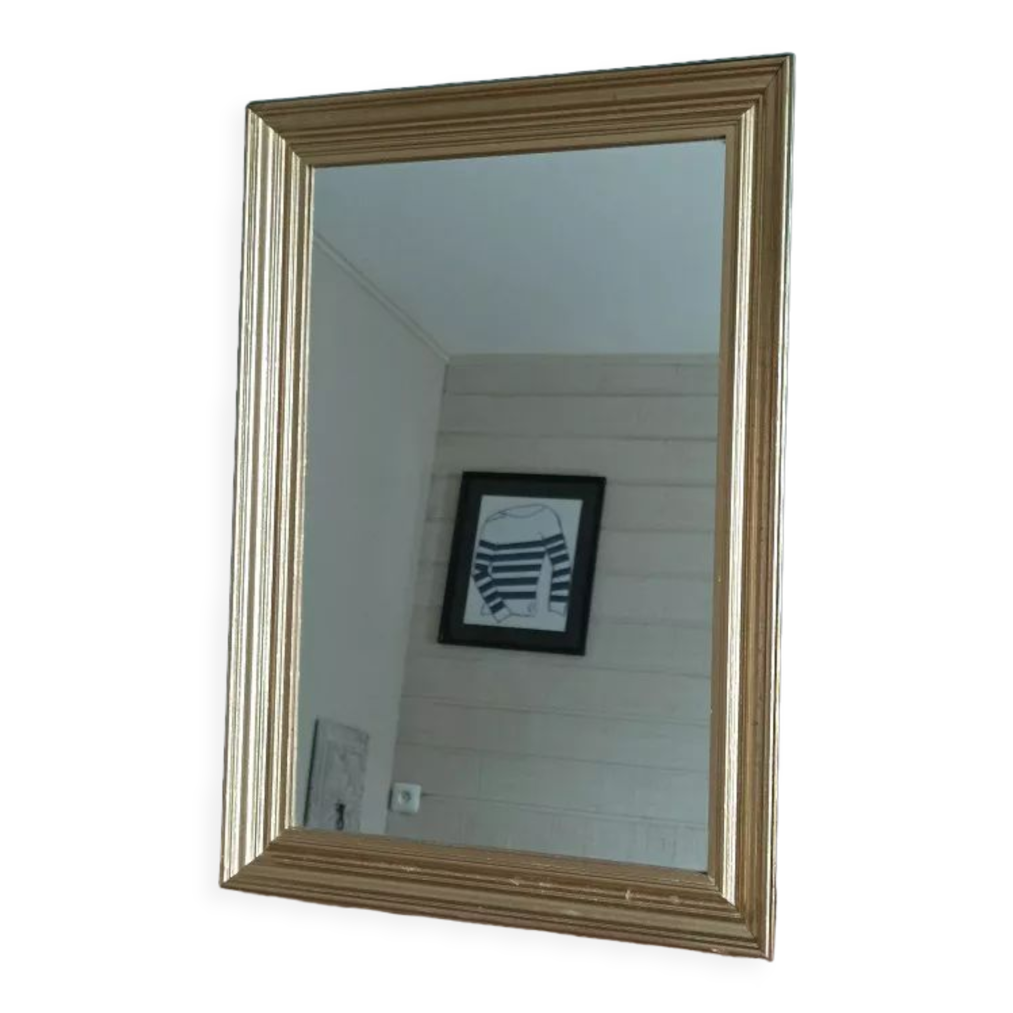 Mirror with solid wood frame 35x50cm