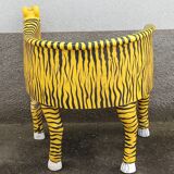 “Tiger” look wooden armchair