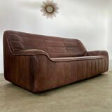 De Sede DS-84 vintage 3-seater designer thick buffalo leather sofa