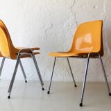 Space age stackable chairs, 1970s