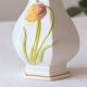 Vase vintage en barbotine tulipe signé Bassano