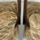 Pair of Art Deco Bentwood Armchairs with Original Floral Upholstery,  1930s