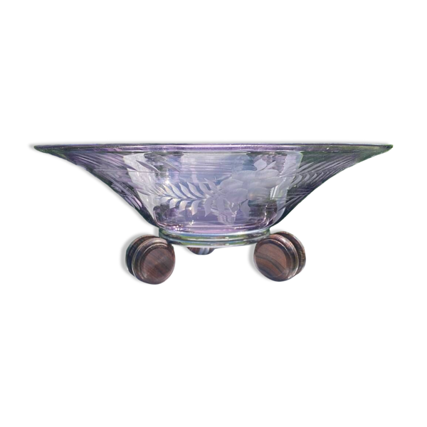 Coupelle art déco sur pied argent