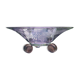 Art Deco bowl on silver foot