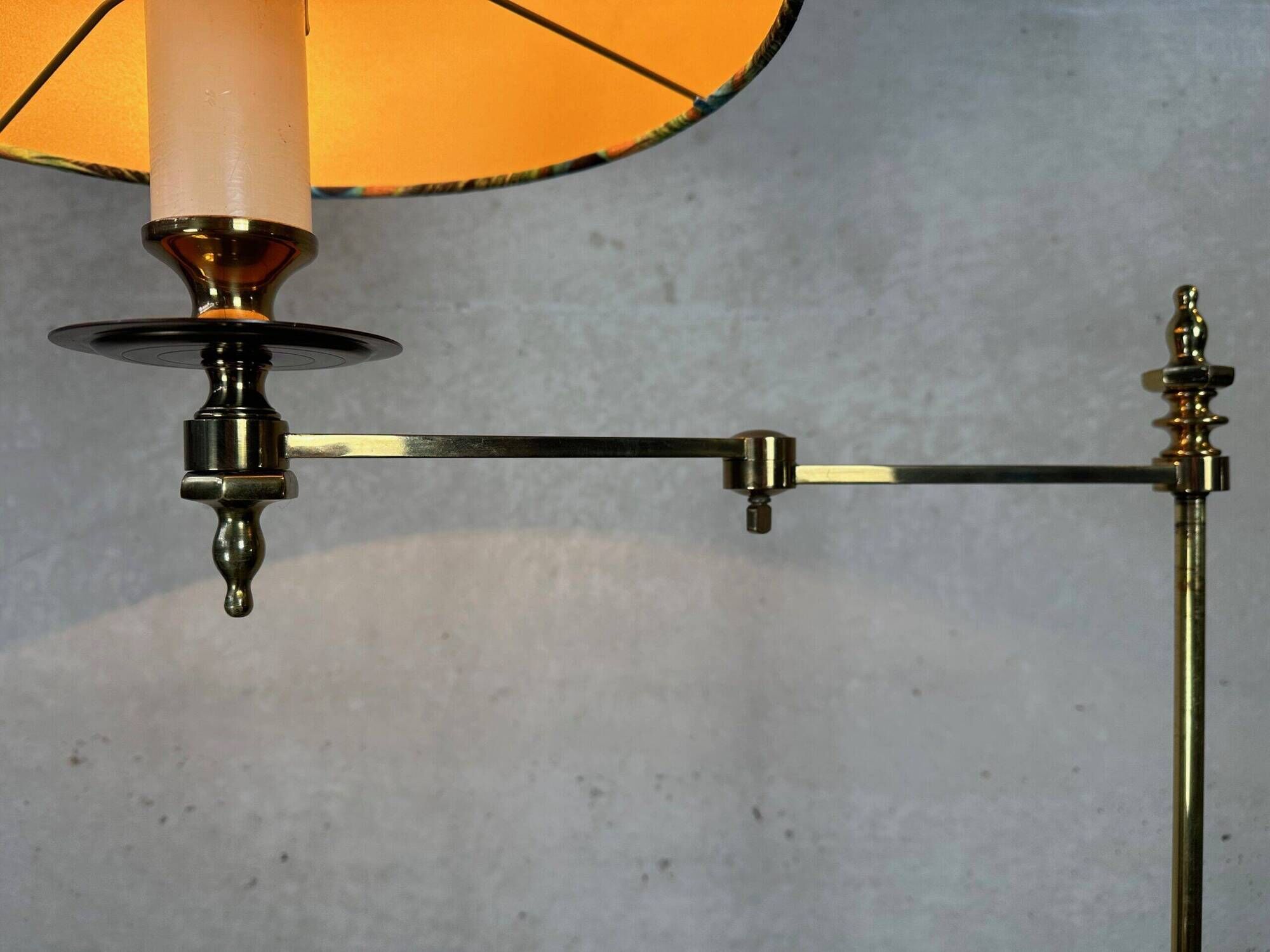 Vintage brass floor lamp