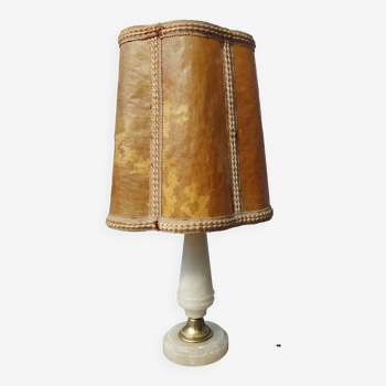 Lampe en albâtre