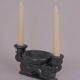 Double ceramic candlestick