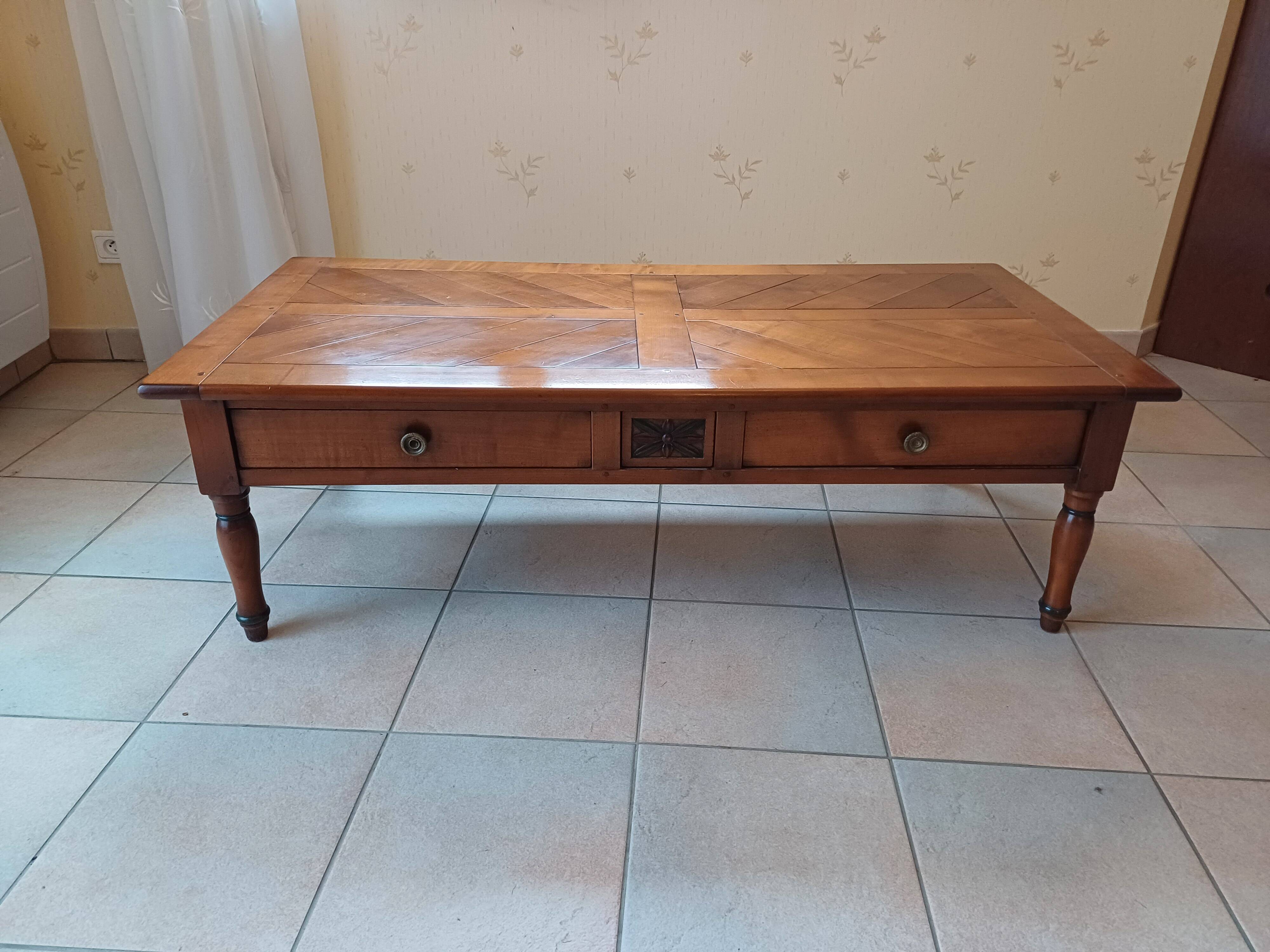René Trotel rectangular coffee table