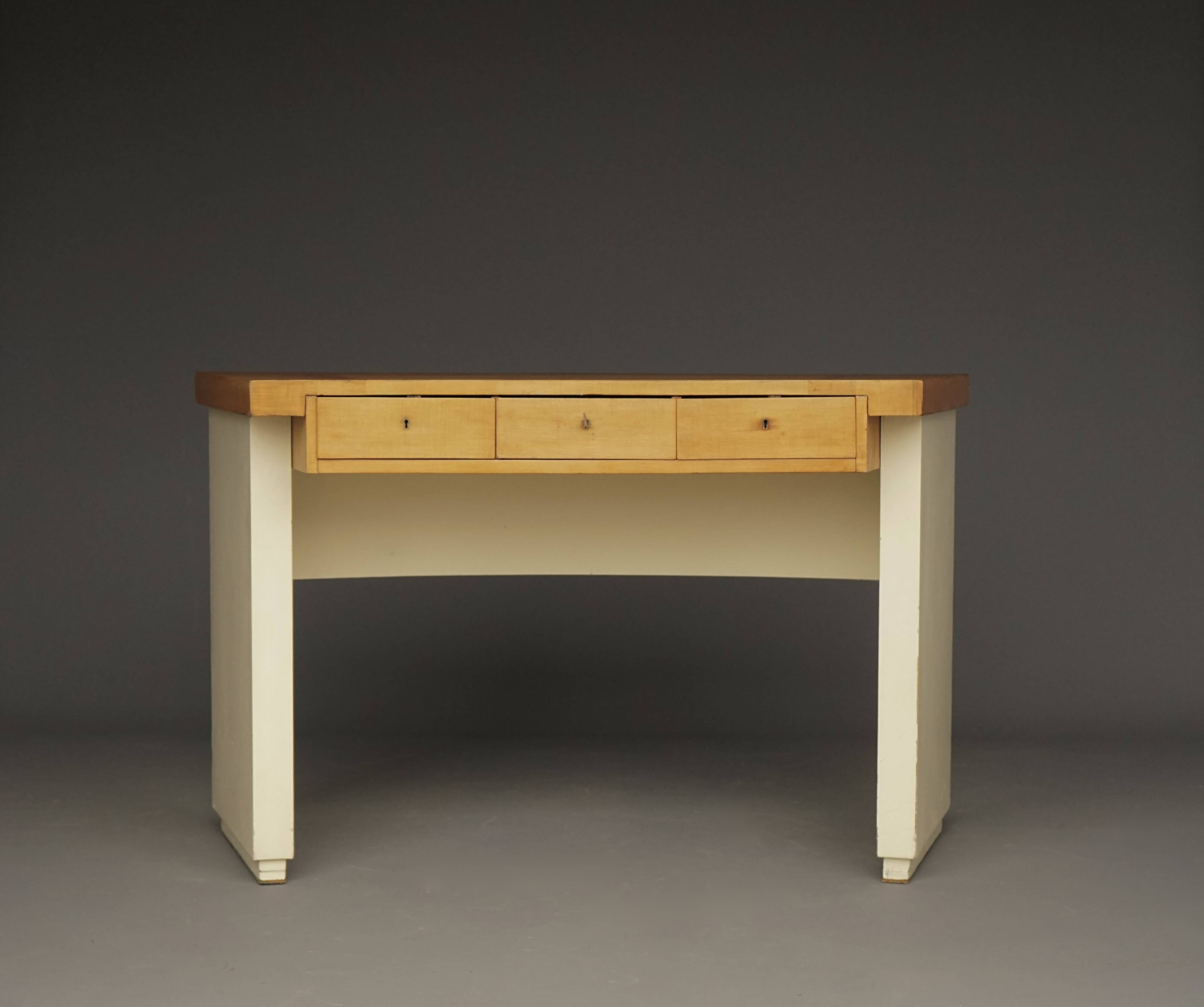 Small Art Deco Desk by Gebroeders Reens, 1930s