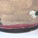 Cache pot floral decoration signed J. Massier Vallauris vintage