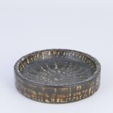 Mid-Century Modern Brown Stoneware Rubus Bowl by Gunnar Nylund for Rörstrand