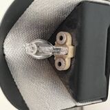 Articulated table lamp on vintage metal flexible