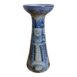 Candle holder vase signed Jean Claude Courjault