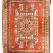 Afghan kazak oriental rug – hand-knotted: 127 x 170 cm