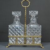 Bronze and Crystal Liquor Cabinet – Late 19th Century