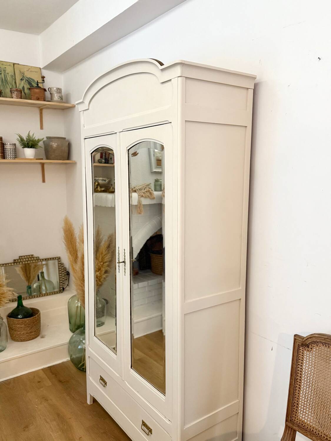 Parisian mirrored wardrobe