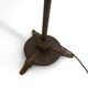 Art Deco reading lamp in bronze and stained glass – Circa 1920