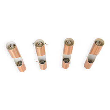 Set of four Midcentury Fuga metal wall lights by Maija Liisa Komulainen for Raak