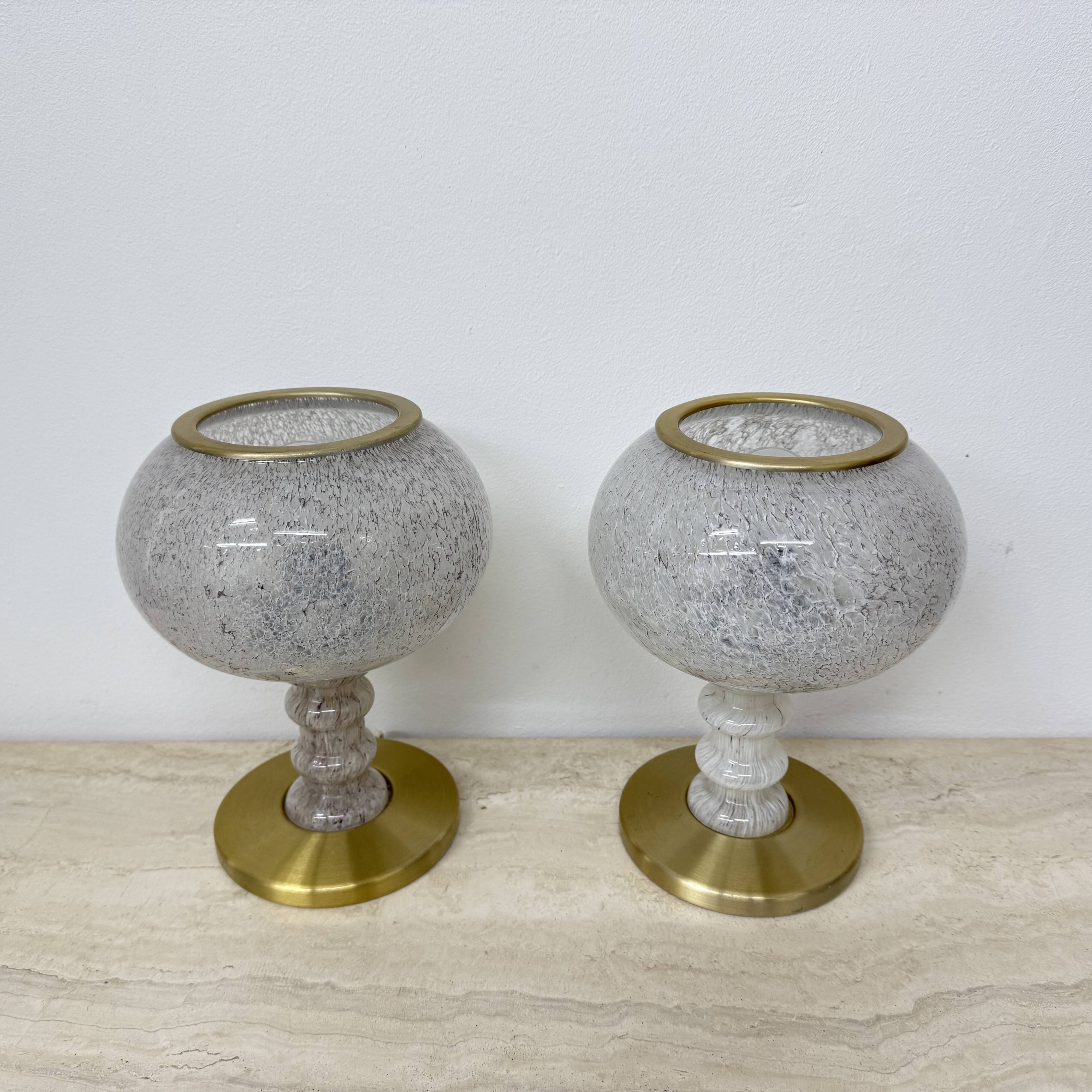 Lot de 2 lampes de table Doria leuchten, années 1970, Allemagne