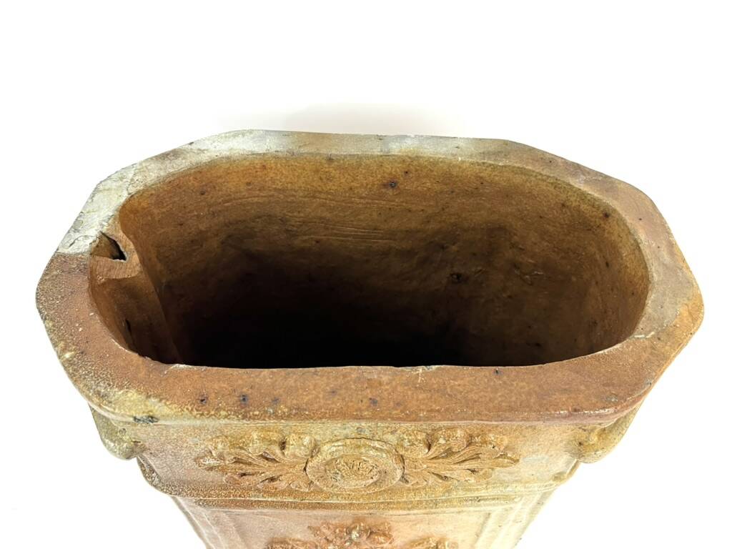 Terracotta garden fountain