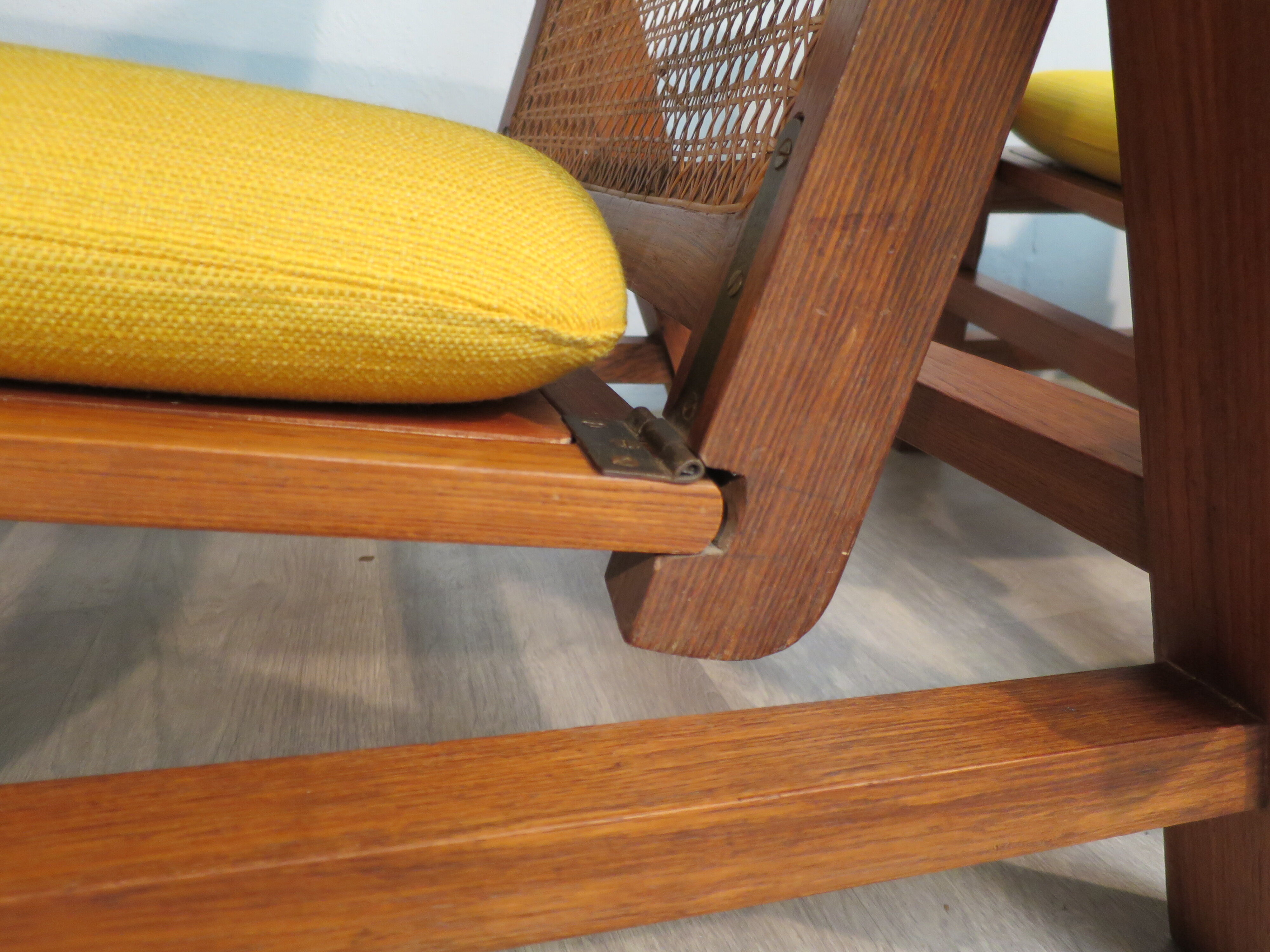 Colonial-style armchairs