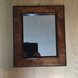 Elm burl mirror