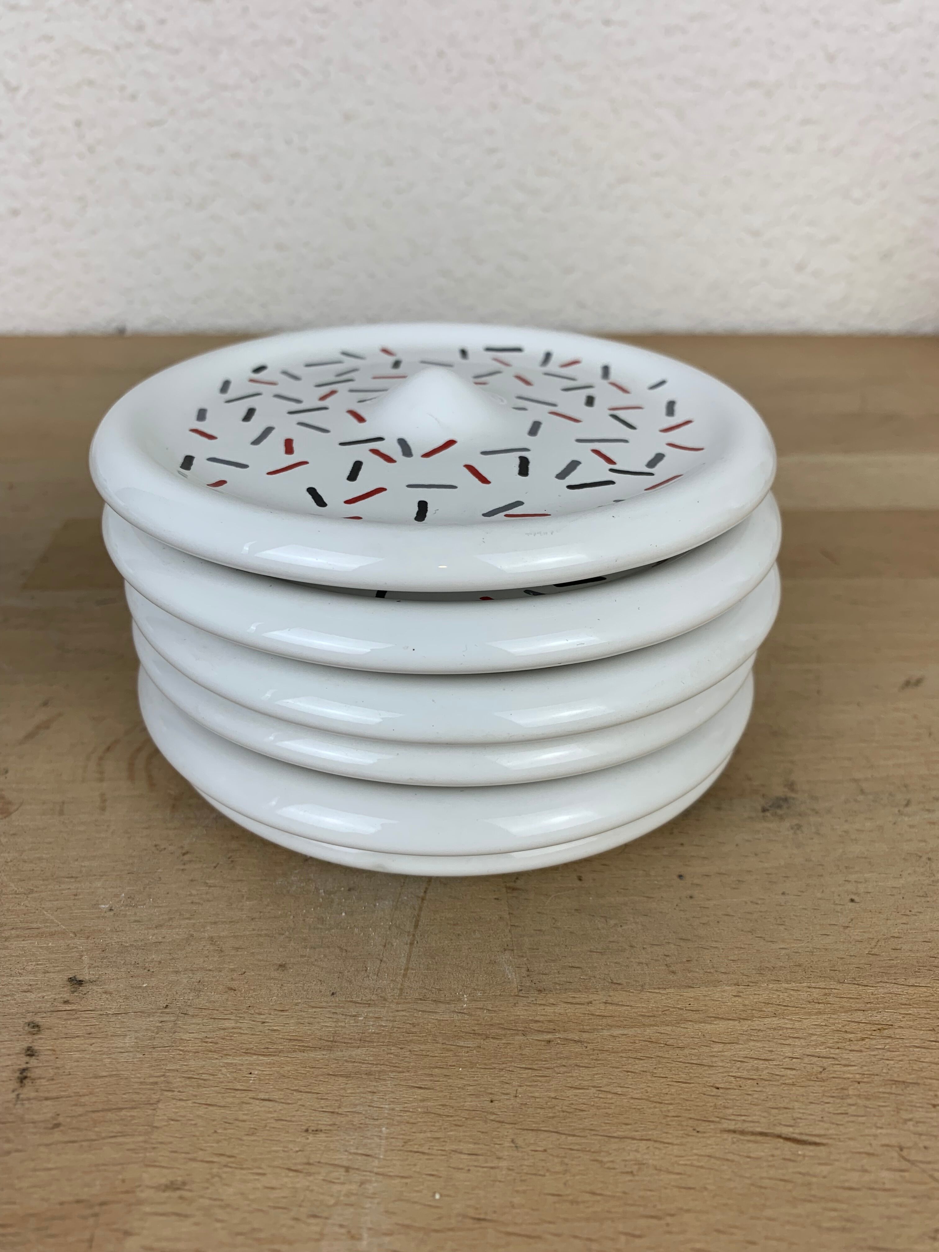 Memphis tea set by Massimo Materassi for M.A.S Italy 80s