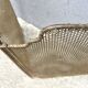Antique 19th century fireplace screen, 5-panel spark arrester