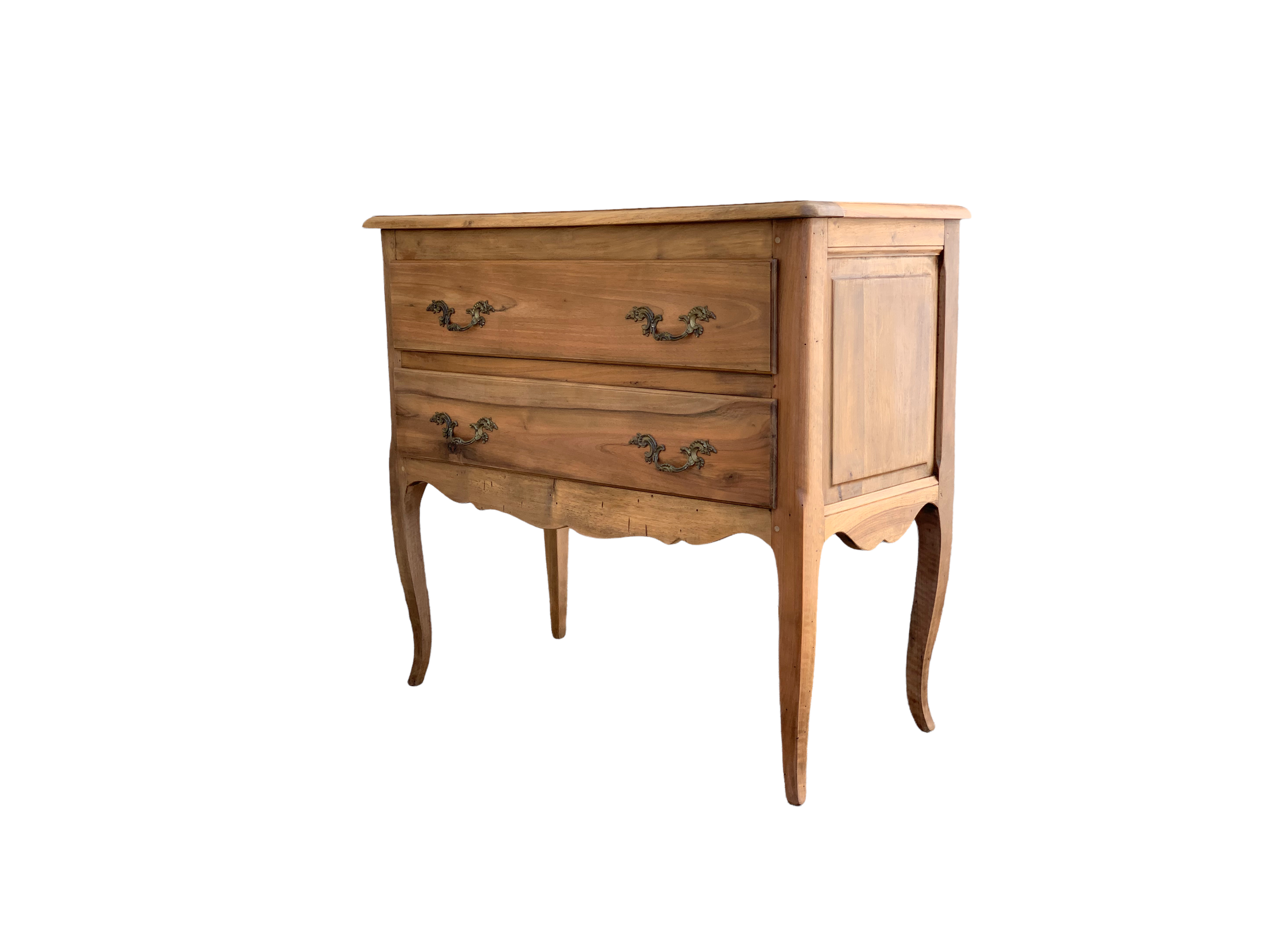 Solid raw walnut jump cabinet