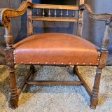 20th century oak armchair