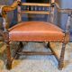 Fauteuil chêne XXème