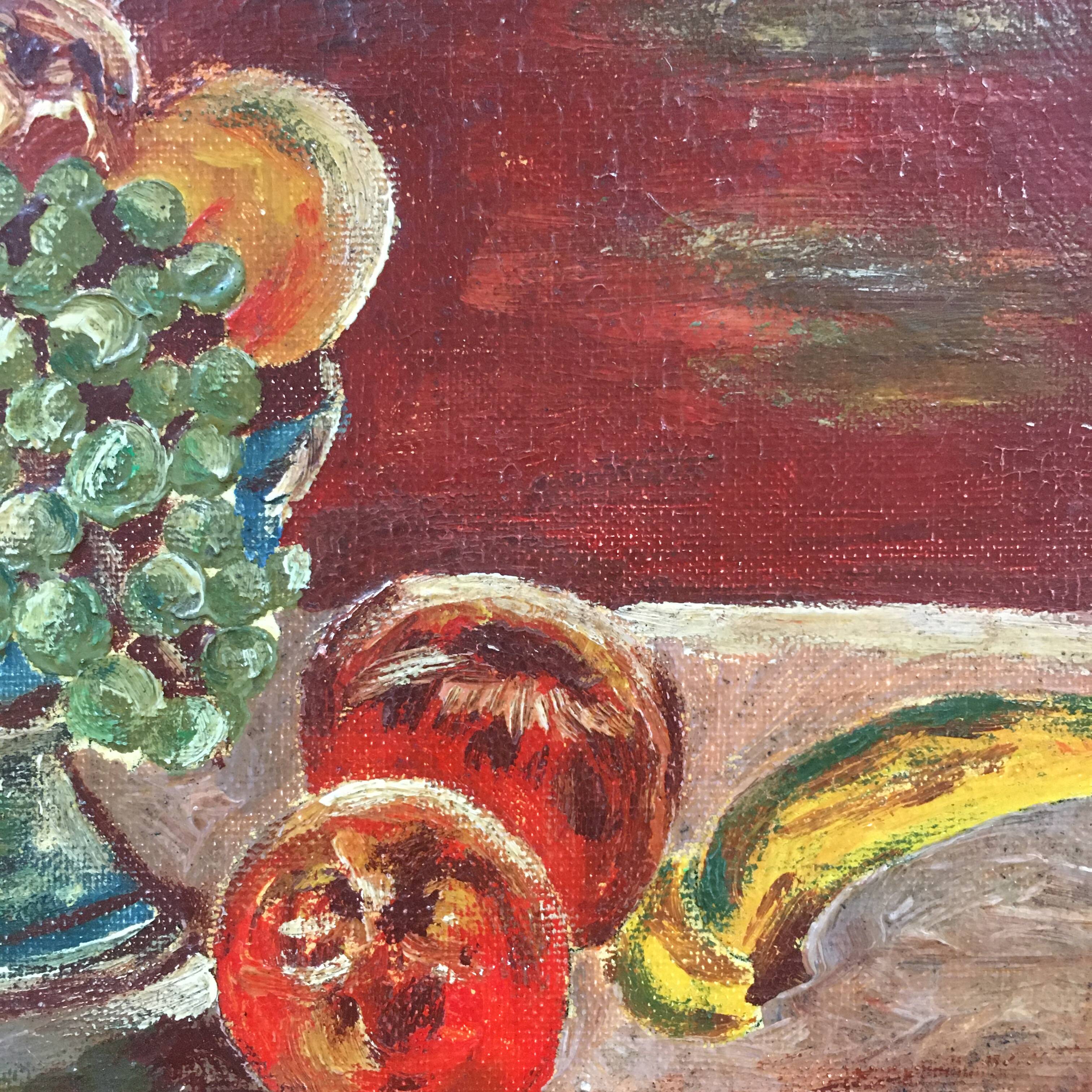 Small still life painting