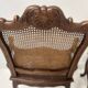 Paire de fauteuils de style Régence en bois naturel XIX siècle