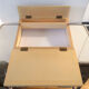 Written wooden desk marked