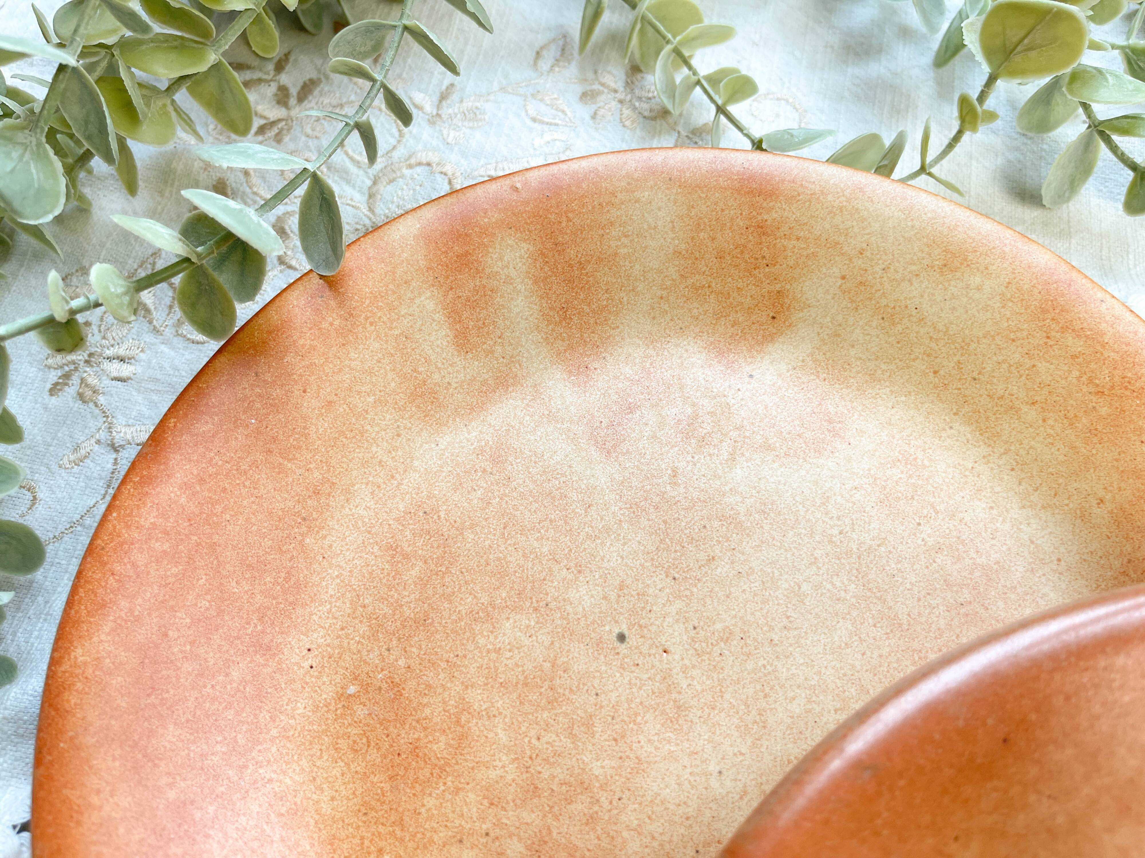 5 Vintage Vallauris Stoneware Plates