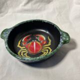 Shallow dish or ceramic serving dish by Gabriel Fourmaintraux.