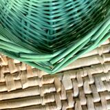Heart wicker basket