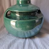 Vase boule vert turquoise