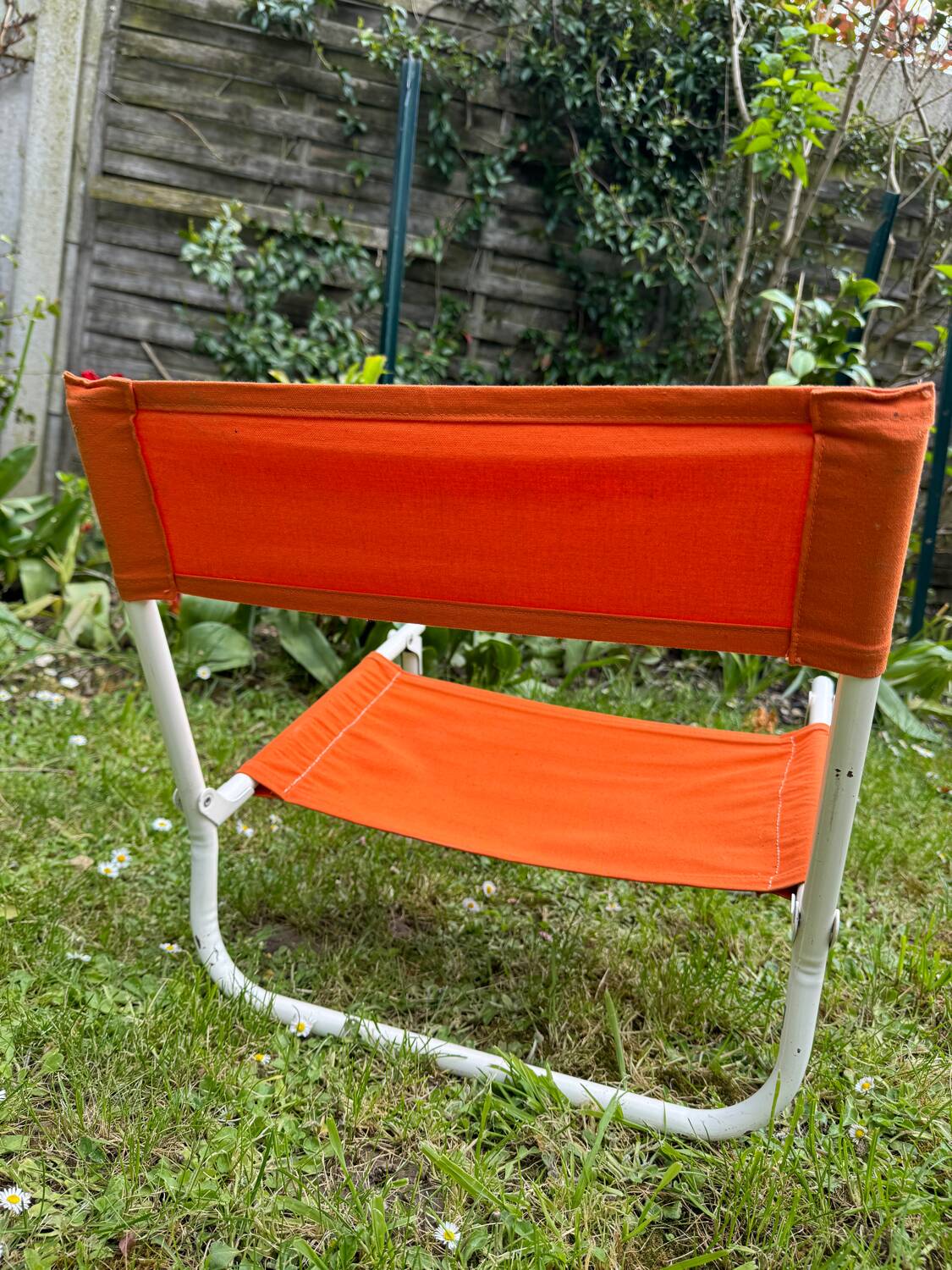 Vintage folding camping chair
