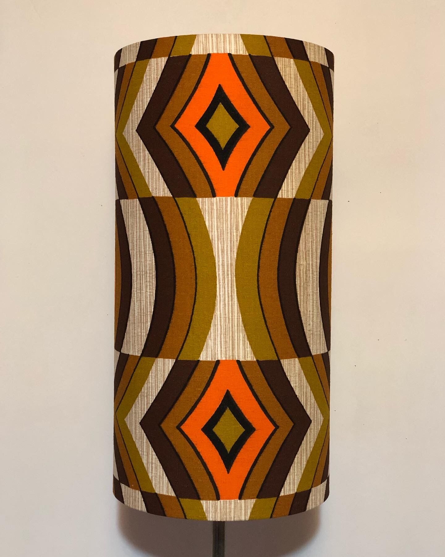 Parly H50 D25 lampshade - fabric 1970's