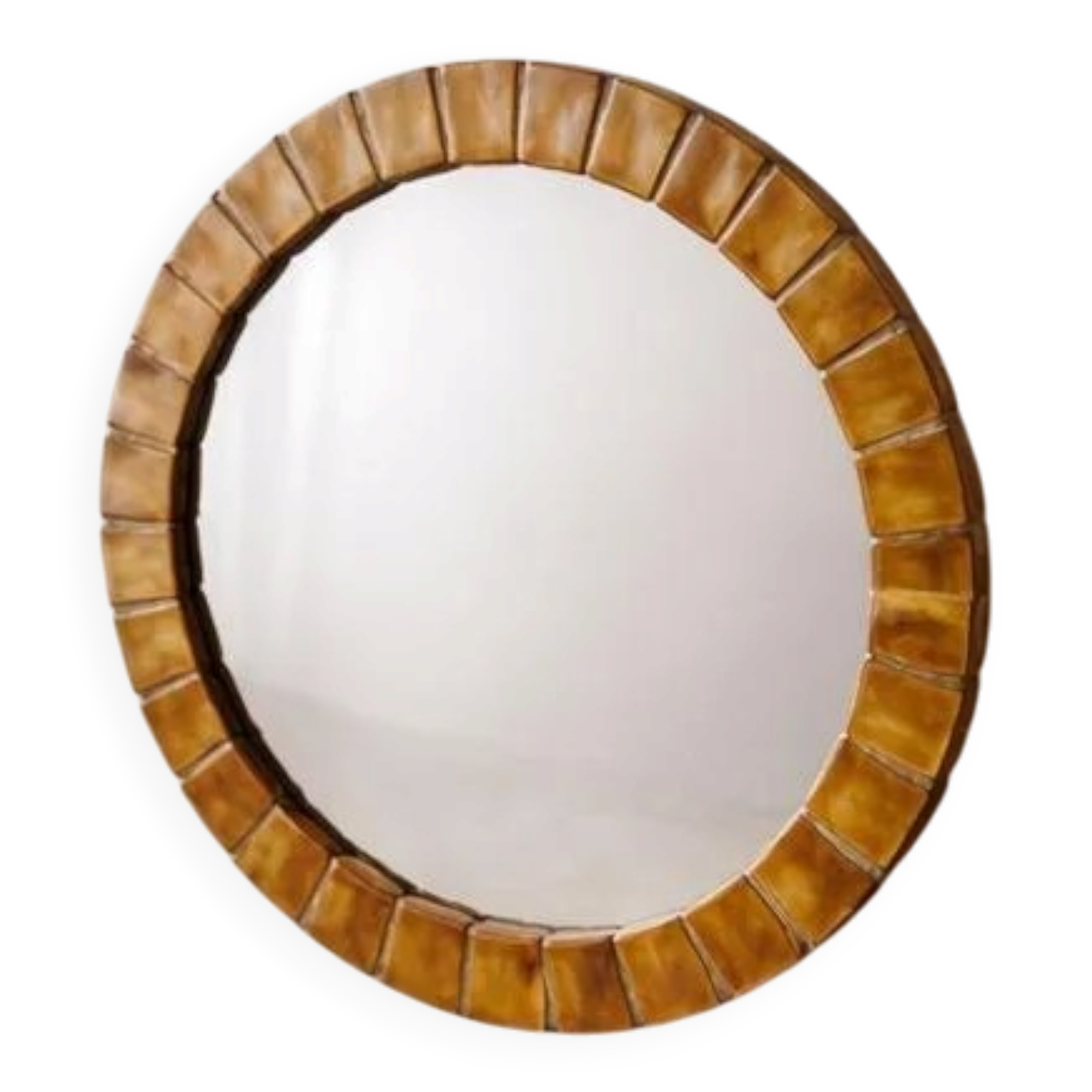 Miroir en céramique Mobach Utrecht années 1960