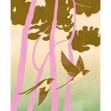 The flight of swallows illustration a3