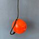 Small red adjustable Artimeta eyeball pendant lamp