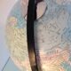 Girard and Barrère terrestrial globe on tripod base / vintage 50s-60s