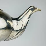 Vintage silver-plated teapot, Italy 1950s