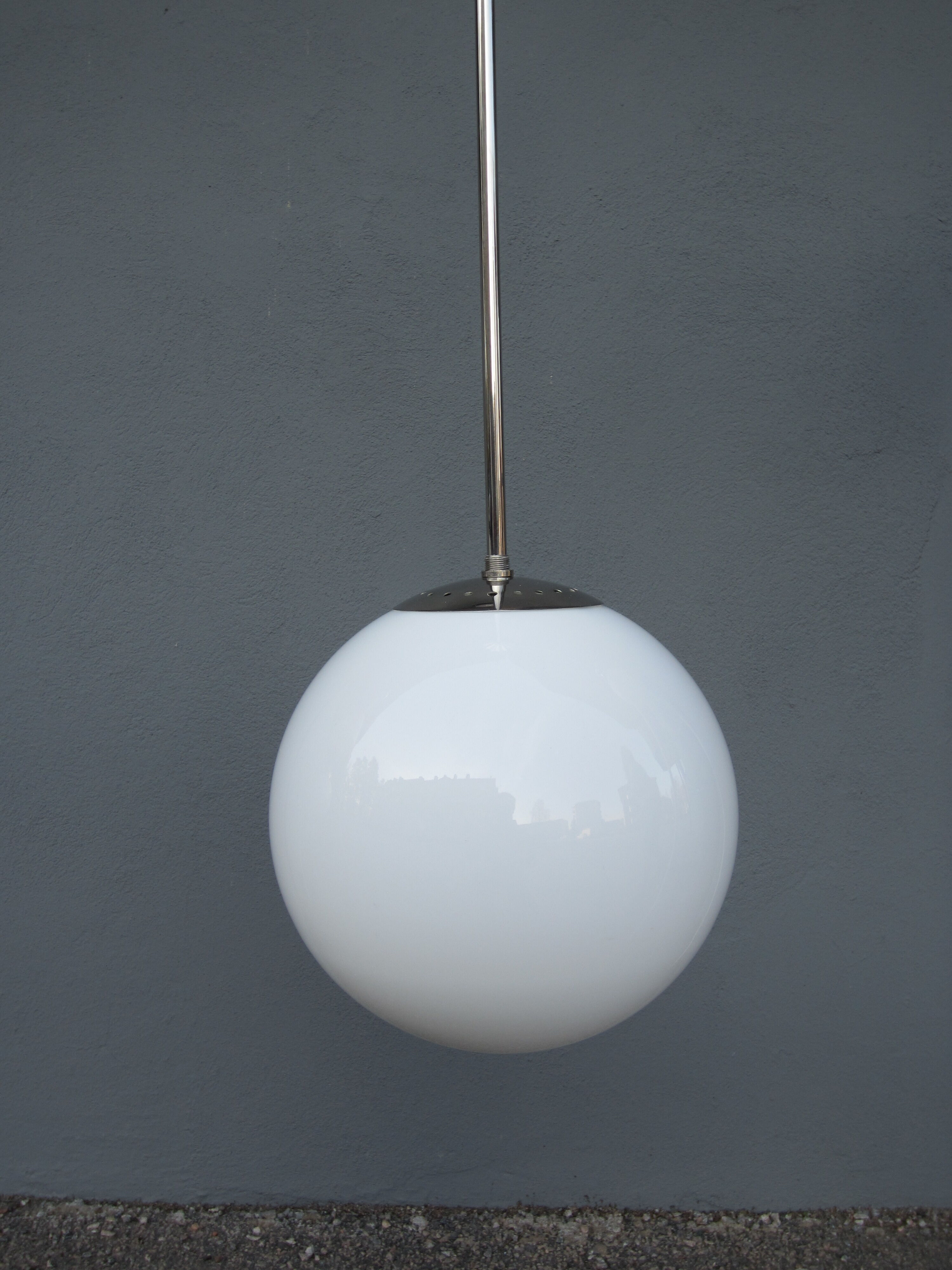 Opaline pendant light