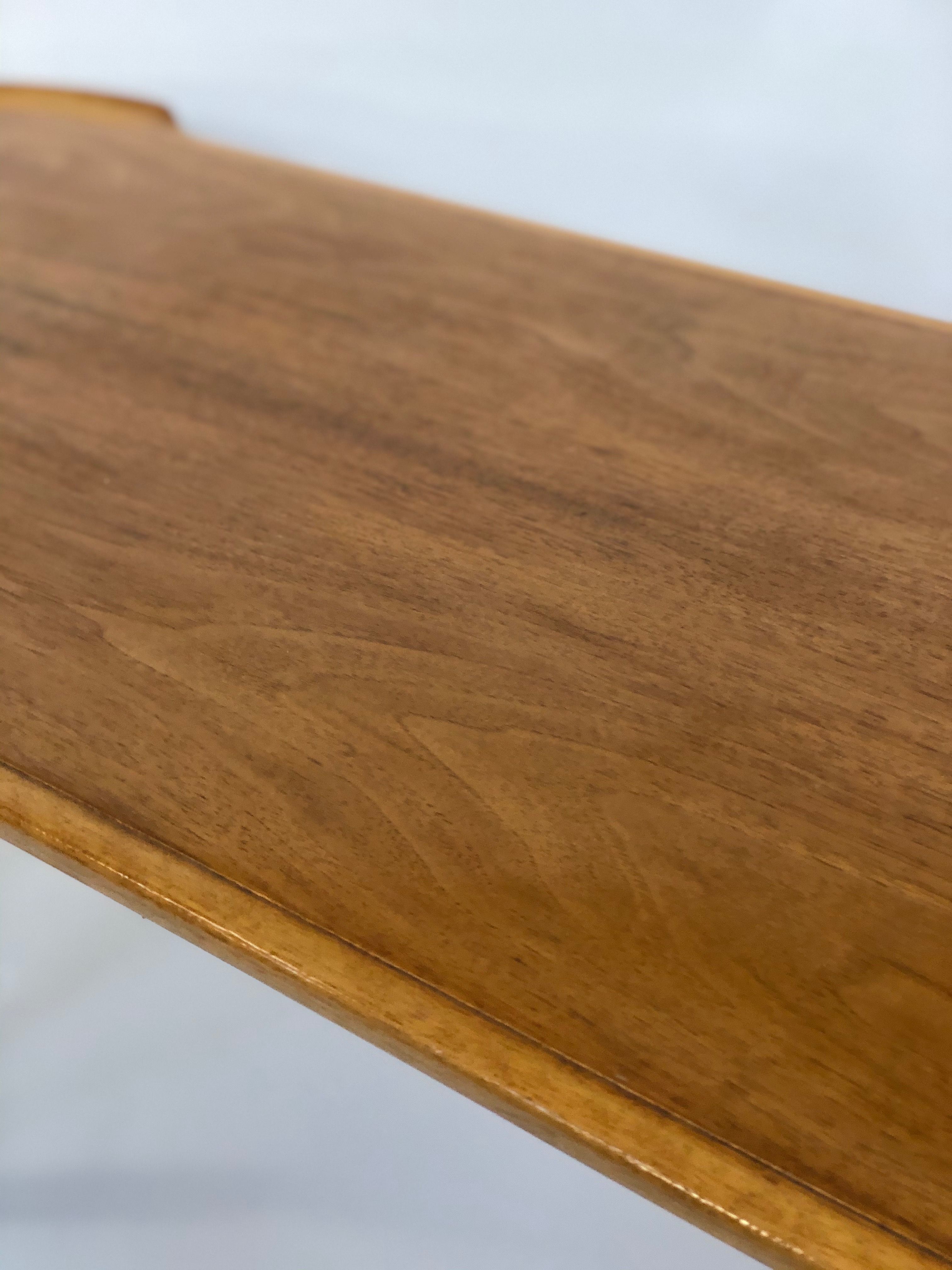 Vintage wooden coffee table, A.A. Patijn for Zijlstra Joure, 1950s