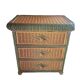 Wicker/rattan/wood chest of drawers